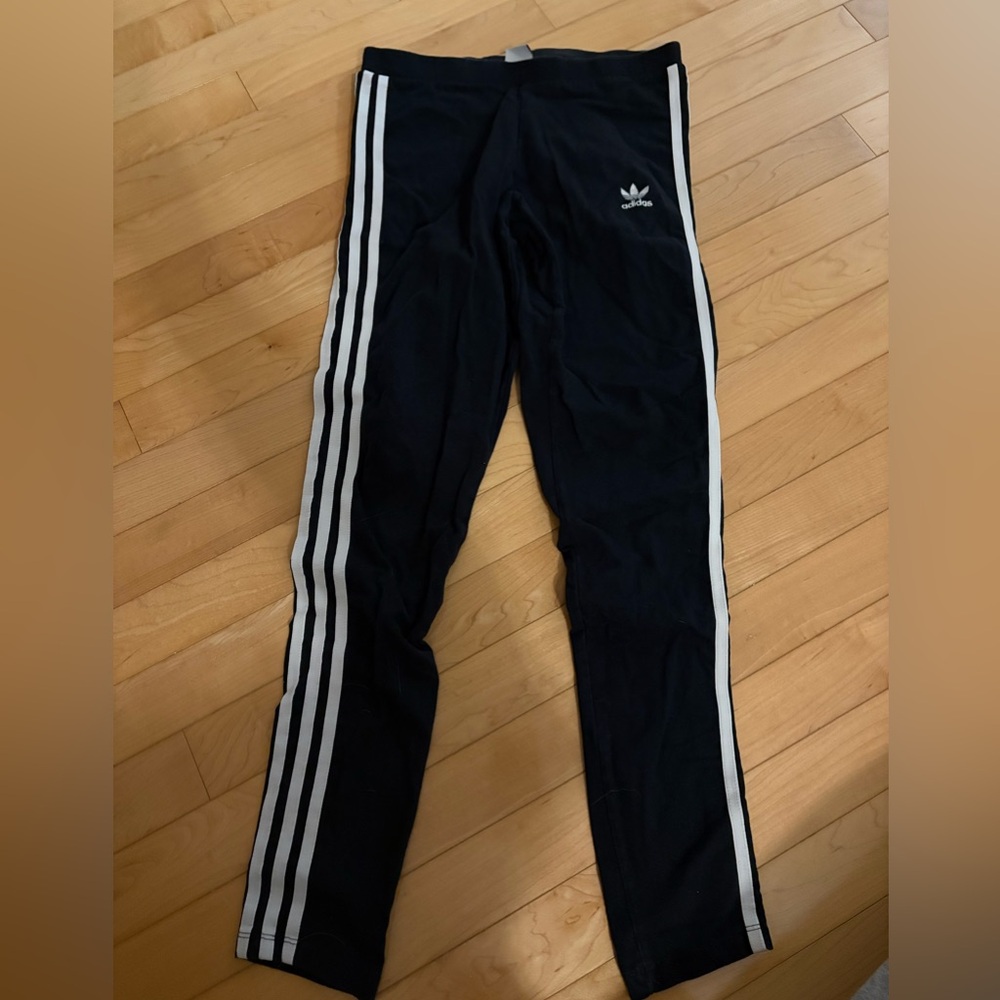 Adidas black legging low waist